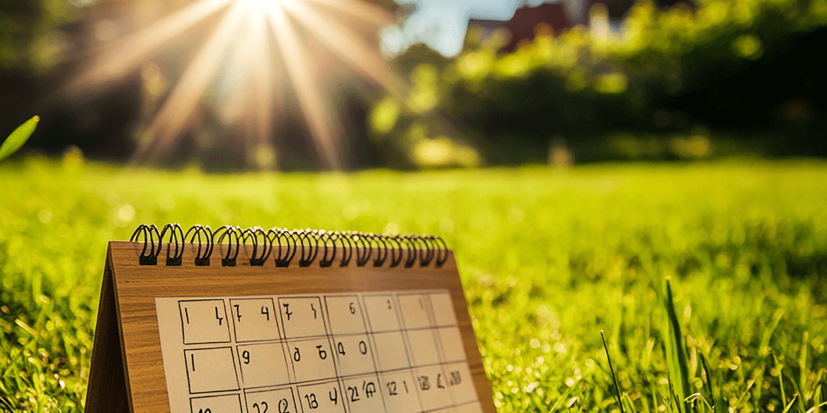 Seasonal Lawn Care Calendar
