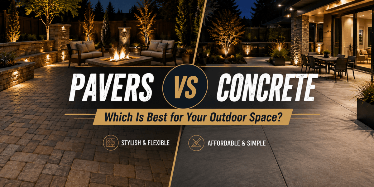 Pavers vs Concrete Which Is Best for Your Outdoor Space