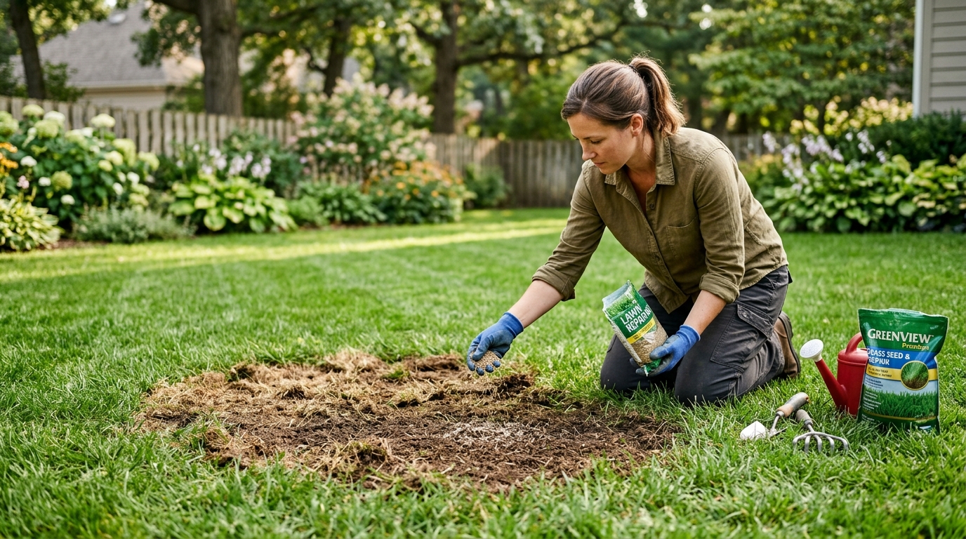 how to fix brown patches
